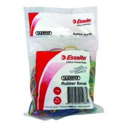 RUBBER BANDS SUPERIOR ASST COLOURS #14 100GM BAG