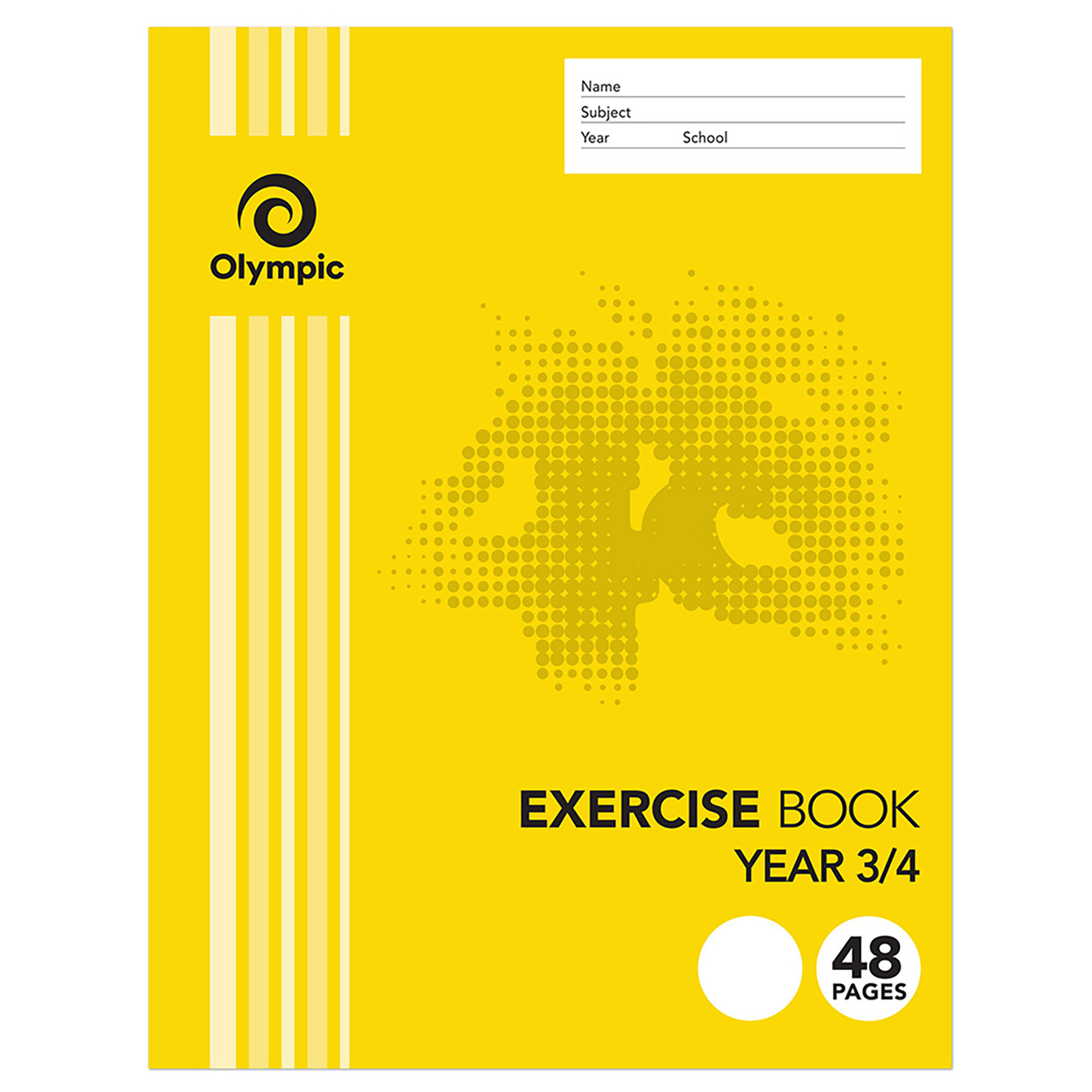 SP - EXERCISE BOOK OLYMPIC 225X175MM YEAR 3/4 48PG (96142)