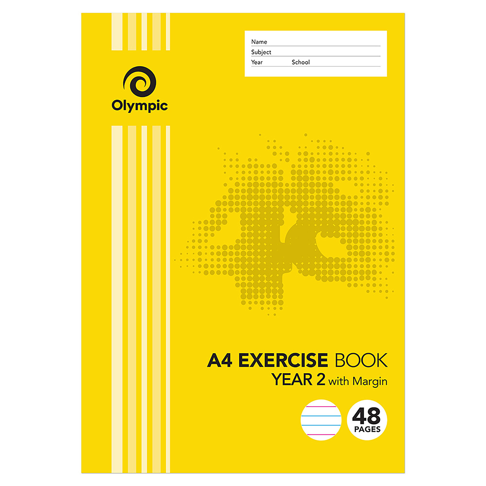 EXERCISE BOOK OLYMPIC A4 YEAR 2 48PG (96150)
