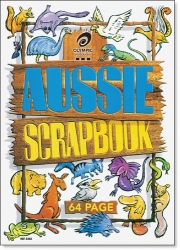SCRAPBOOK OLYMPIC AUSSIE ANIMALS 60GSM 335X240MM 64PG (32690)