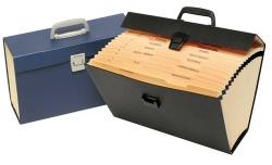 EXPANDING FILE MARBIG F/C CARRY W/HANDLE A-Z ASST COLS