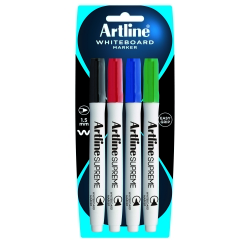 MARKER WHITEBOARD ARTLINE SUPREME ASST 4PK