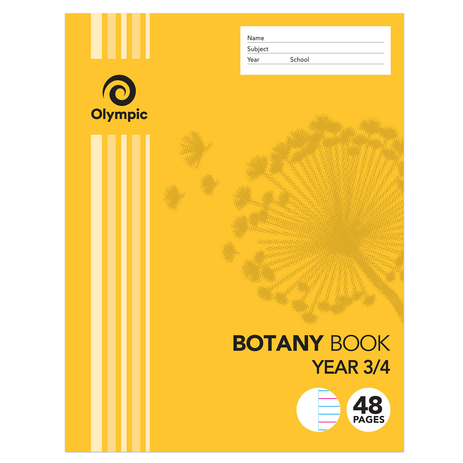 BOTANY BOOK OLYMPIC YEAR 3/4 48PG