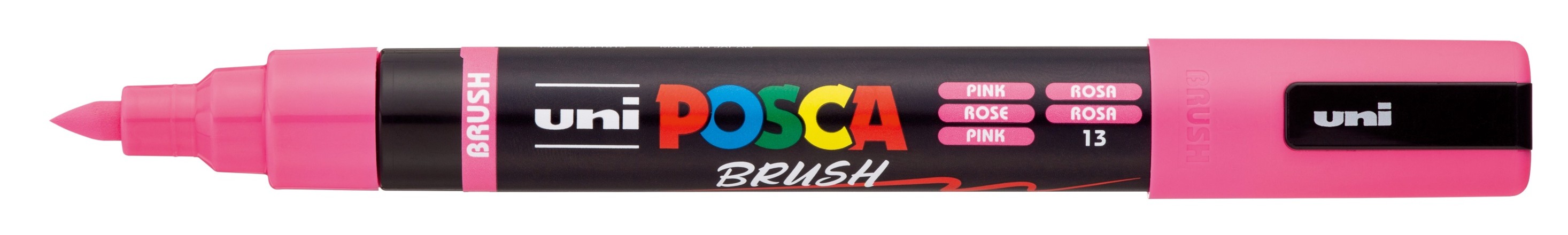 MARKER UNI POSCA PAINT PC5BR MEDIUM BRUSH TIP PINK