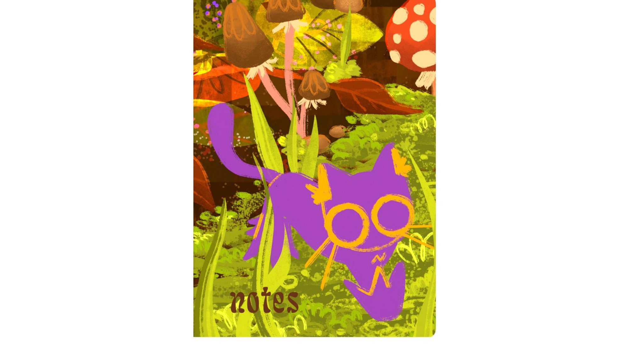 SP- NOTEBOOK COLLINS A5 CAT RULED RECYCLED MUSHROOM
