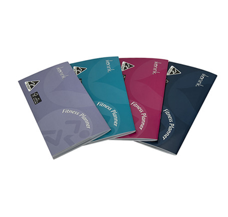SP- JOURNAL IKONINK 105X210MM FITNESS PLANNER CASE BOUND ASST ASST