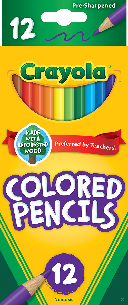 PENCIL COLOURED CRAYOLA PK12