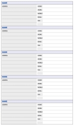 DAYPLANNER REFILL DEBDEN A4 TELEPHONE/ADDRESS