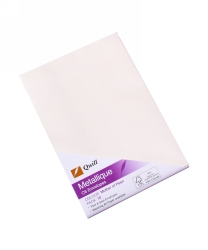 ENVELOPES QUILL C6 METALLIQUE MOTHER/PEARL PK10