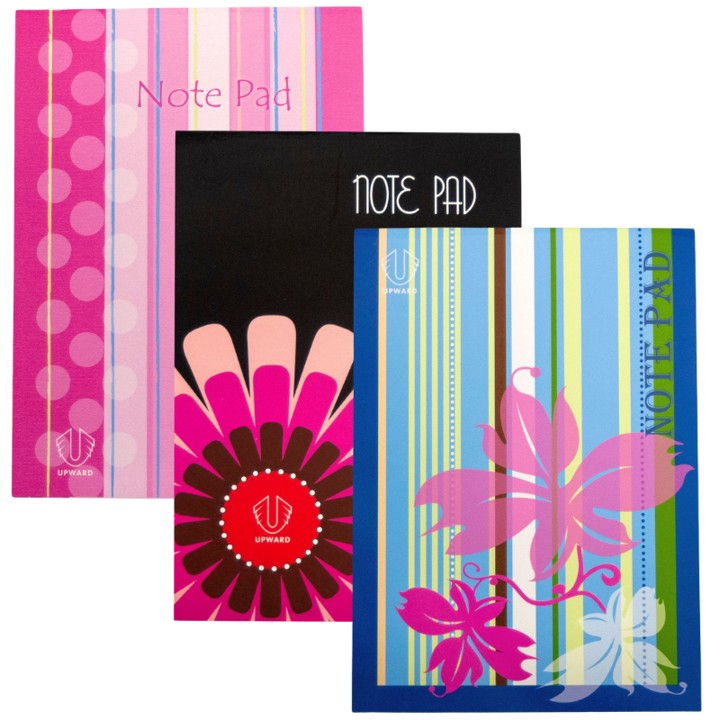 SP- NOTEPAD UPWARD A5 SOFT COVER RULED STYLE 2 ASSORTED