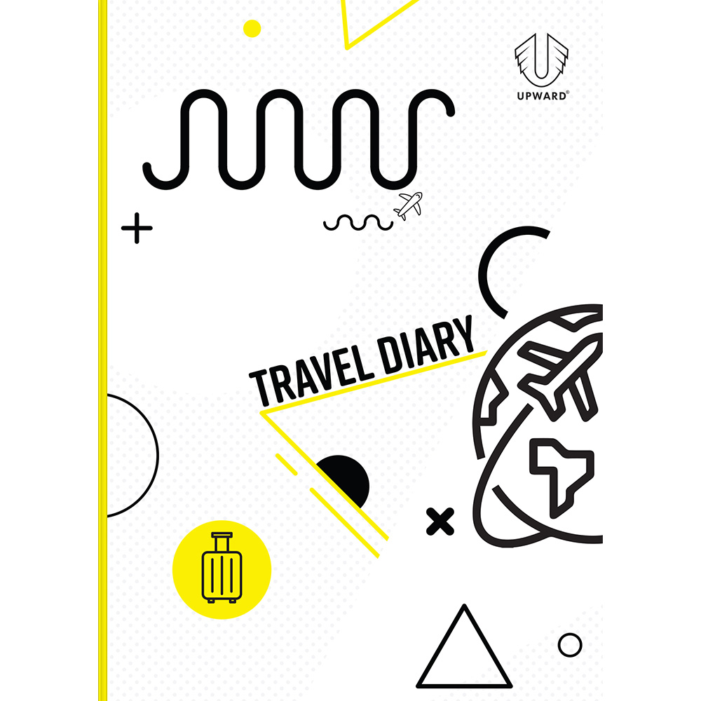 SP- TRAVEL DIARY UPWARD A5 CASE BOUND SECTION SEWN UNDATED DTP