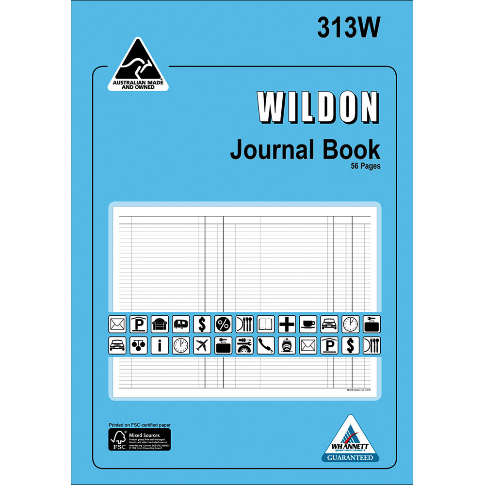 SP- ACCOUNT BOOK WILDON A4 JOURNAL