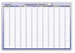 PLANNER PERPETUAL YEAR WRITERAZE 700X1000MM