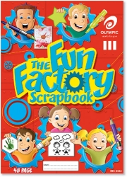 SCRAPBOOK OLYMPIC FUN FACTORY 60GSM 335X240MM 48PG