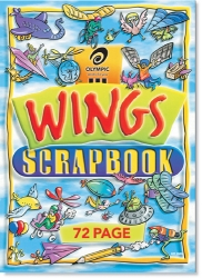 SCRAPBOOK OLYMPIC WINGS 60GSM 335X240MM 72PG (86188)