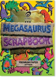 SCRAPBOOK OLYMPIC MEGASAURUS 90GSM 335X240MM 64PG (82289)