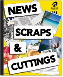 SCRAPBOOK OLYMPIC NEWS/CUTTINGS 60GSM 400X325MM 72PG