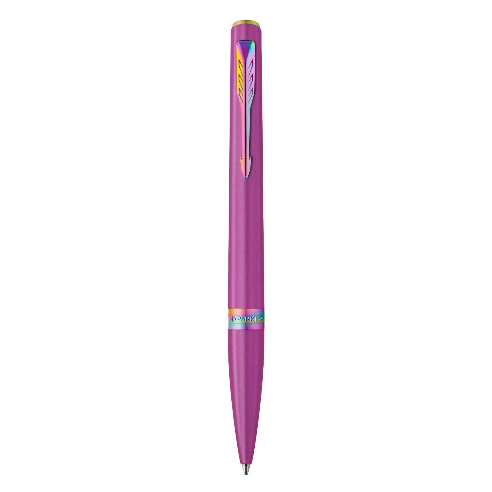 PEN PARKER BP MERIDIAN GRAPE WITH RAINBOW TRIM