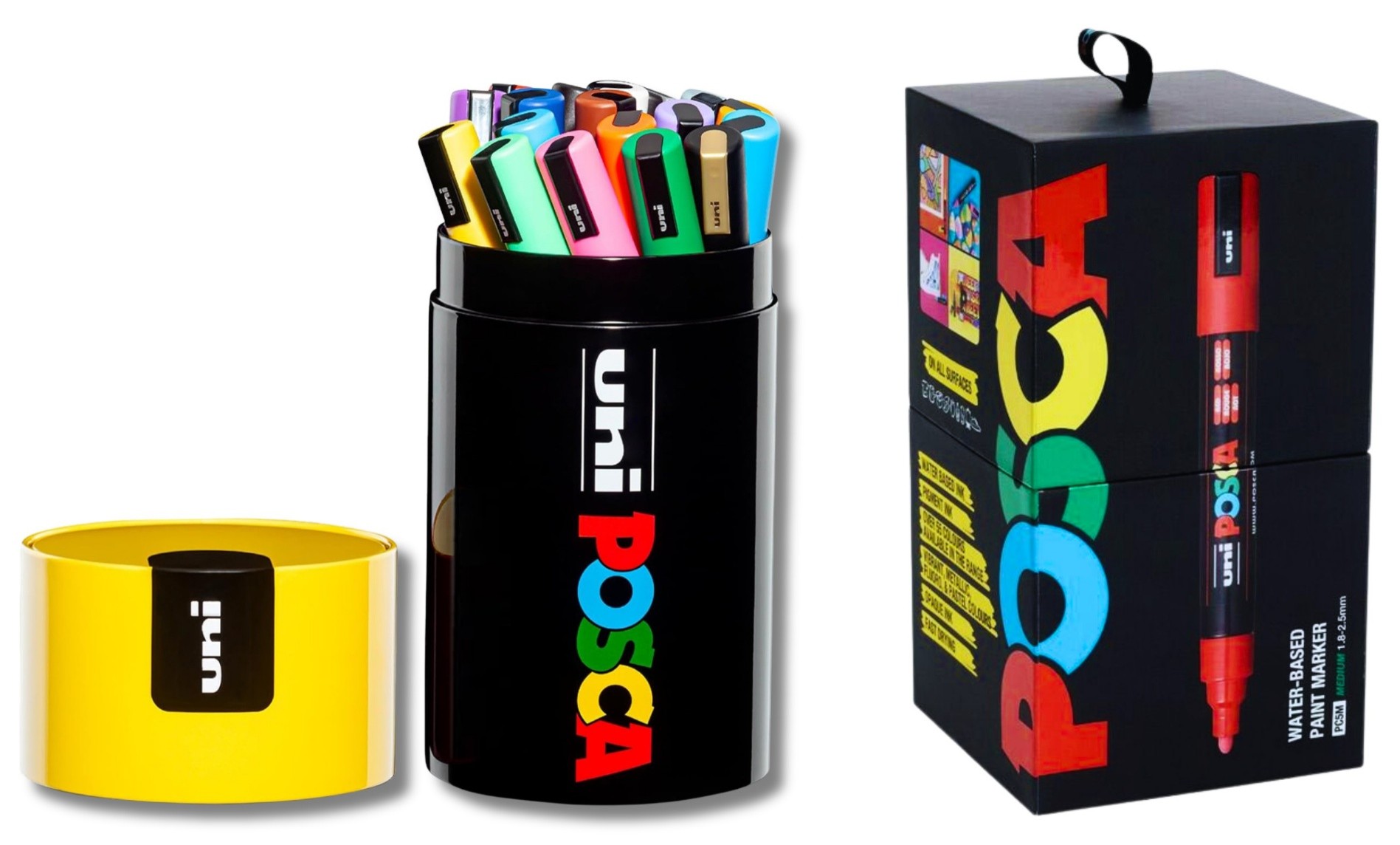 MARKER UNI POSCA PAINT PC5M MEDIUM BULLET TIP ASST TIN20
