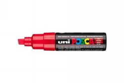 MARKER UNI POSCA PC8K CHISEL TIP RED