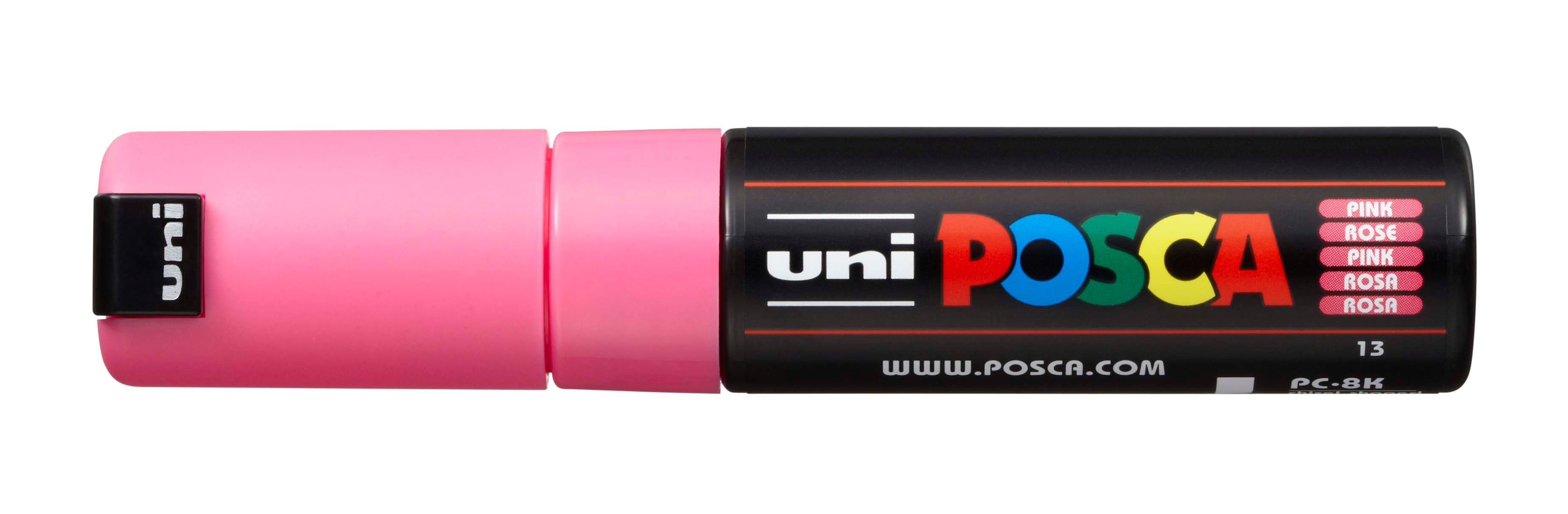 MARKER UNI POSCA PAINT PC8K BOLD BULLET TIP PINK