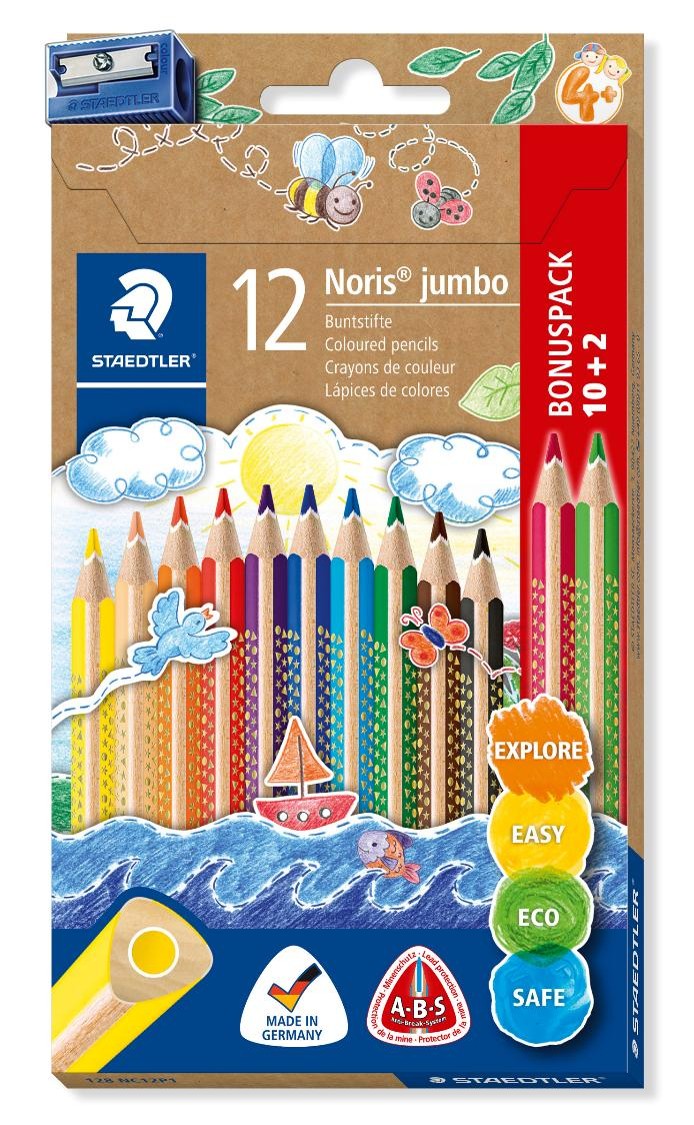 PENCIL COLOURED STAEDTLER JUMBO NORIS TRIANGULAR