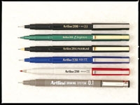 PEN ARTLINE FINELINER 220 0.2MM SUPERFINE GREEN