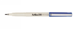 PEN ARTLINE FINELINER 210 0.6MM MEDIUM BLUE BX12