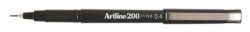 PEN ARTLINE FINELINER 200 0.4MM FINE BLACK BX12