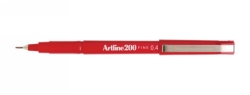 PEN ARTLINE FINELINER 200 0.4MM FINE RED