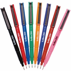 PEN ARTLINE FINELINER 200 0.4MM FINE ASST BX12