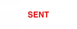 X-STAMPER 1567 SENT RED