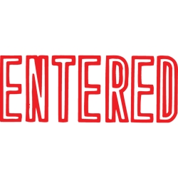 X-STAMPER 1021 ENTERED RED
