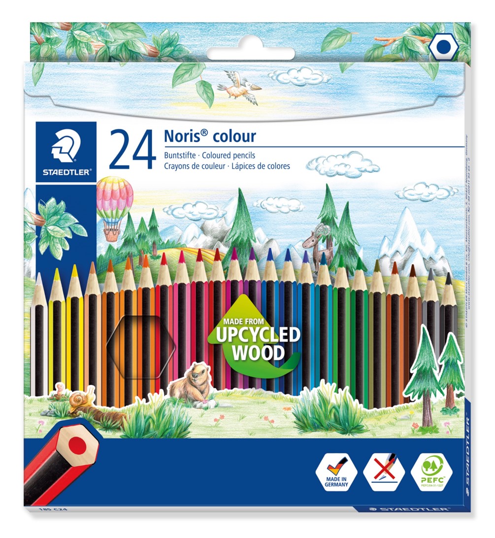 PENCIL COLOURED STAEDTLER NORIS COLOUR PK24