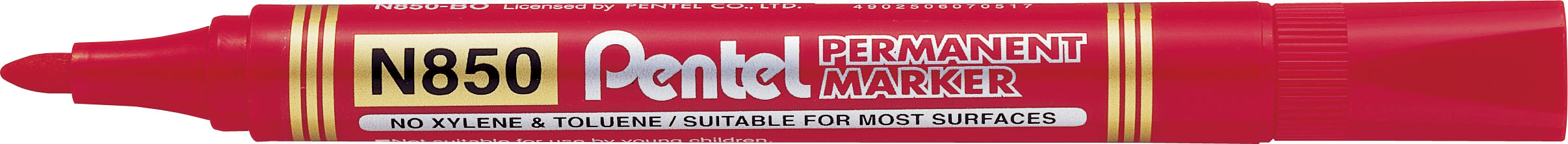 MARKER PENTEL N850 BULLET RED