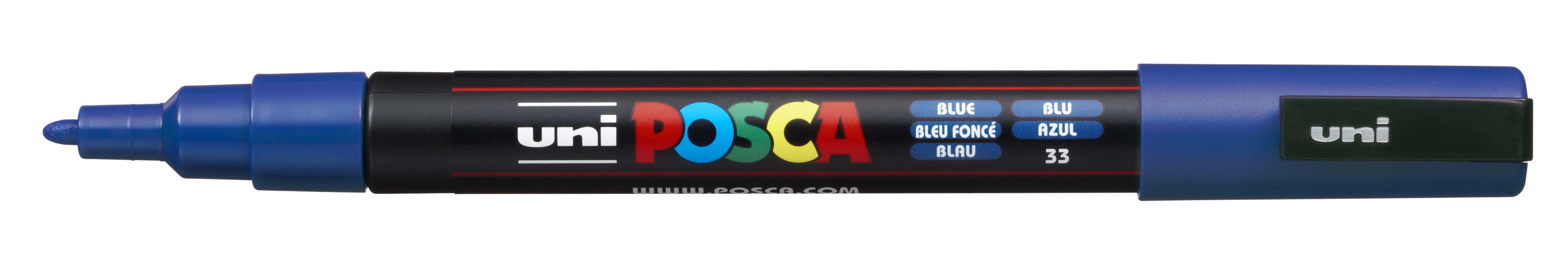 MARKER UNI POSCA PAINT PC3M FINE BULLET TIP BLUE