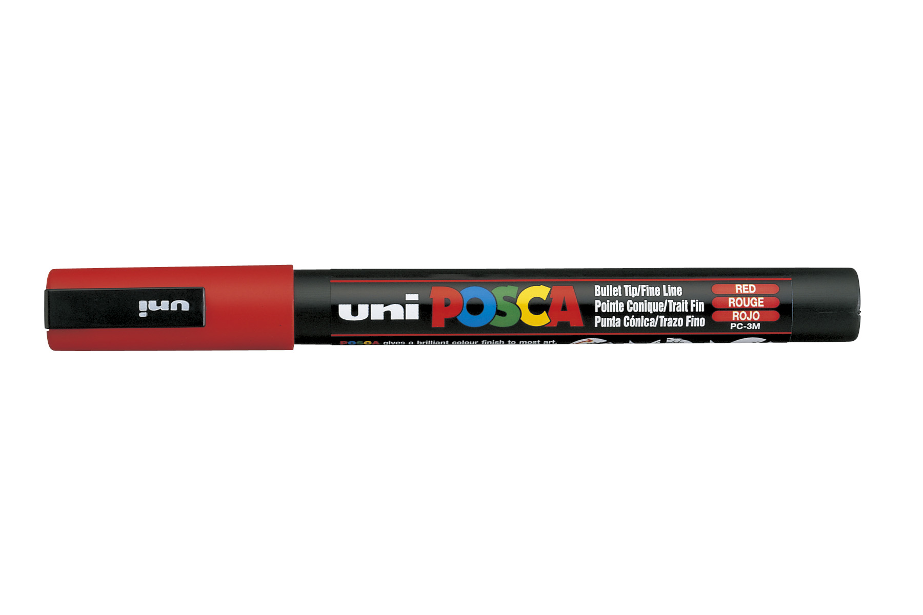 MARKER UNI POSCA PAINT PC3M FINE BULLET TIP RED