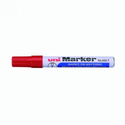 SP- MARKER UNI 520 PERMANENT BULLET RED
