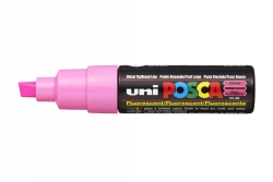 MARKER UNI POSCA PAINT PC8K BOLD BULLET TIP FLUORO PINK