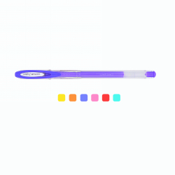 PEN UNI SIGNO UM120A GEL RB FINE 0.7MM PASTEL ASST PK12