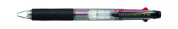 PEN UNI JETSTREAM SXE3400 RB MEDIUM 1.00MM MULTICOLOUR TRANSPARENT