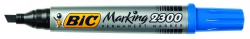 MARKER BIC MARKING 2300 PERMANENT 3.1-5.3MM CHISEL TIP BLUE
