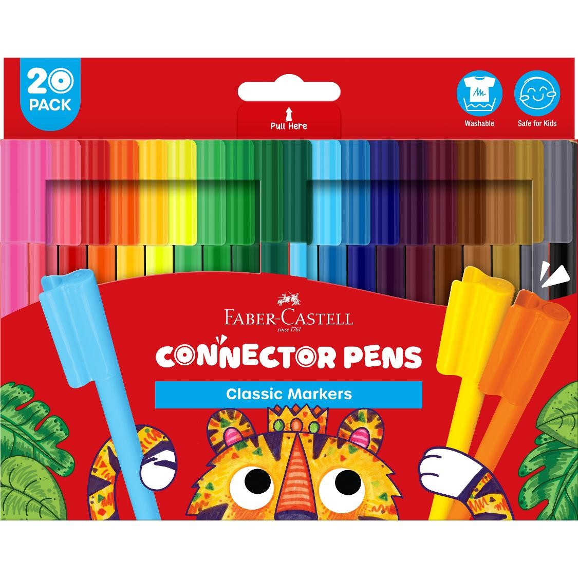 MARKER FABER-CASTELL CONNECTOR PENS WLT20