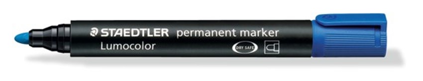 SP- MARKER STAEDTLER 352 LUMOCOLOR PERMANENT BULLET BLUE