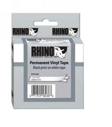 SP- LABEL TAPE DYMO 19MMX5.5M VINYL WHITE (IN R6000 KIT)