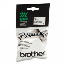 SP - LABEL TAPE BROTHER P-TOUCH MK-221 9MMX8M BLK/WHT