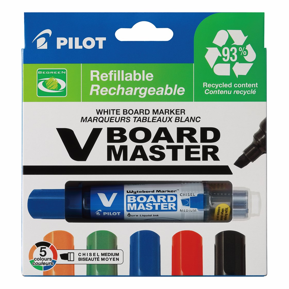 MARKER W/B PILOT BEGREEN MASTER CHISEL ASST WLT5