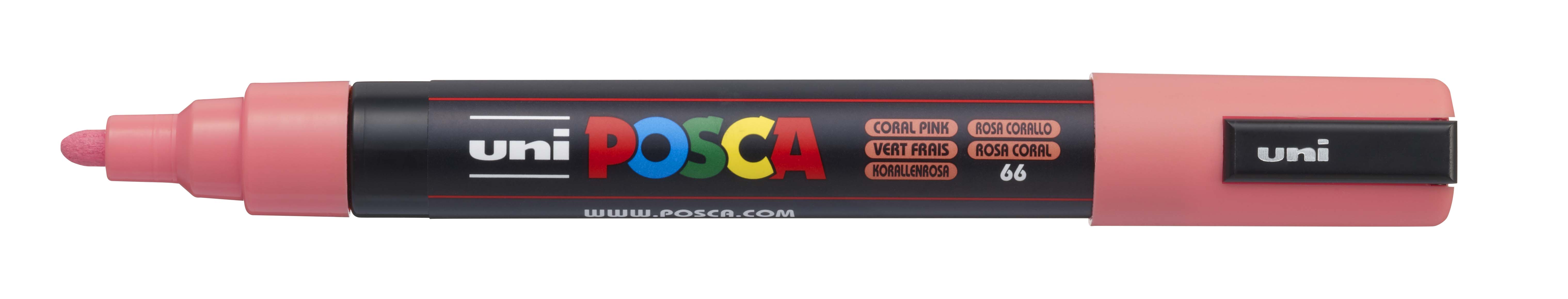MARKER UNI POSCA PAINT PC5M MEDIUM BULLET TIP CORAL PINK