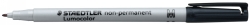 SP- MARKER OHP STAEDTLER 315 WATER SOL MED BLACK