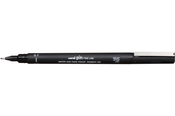 PEN FINELINER DRAWING UNI PIN 0.7MM BLACK